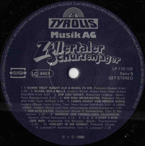 Zillertaler Schürzenjäger - Zillertaler Schürzenjäger - 20 Top Volltreffer | Tyrolis (175105) - 4 Zillertaler Schürzenjäger - Zillertaler Schürzenjäger - 20 Top Volltreffer | Tyrolis (175105) - 4