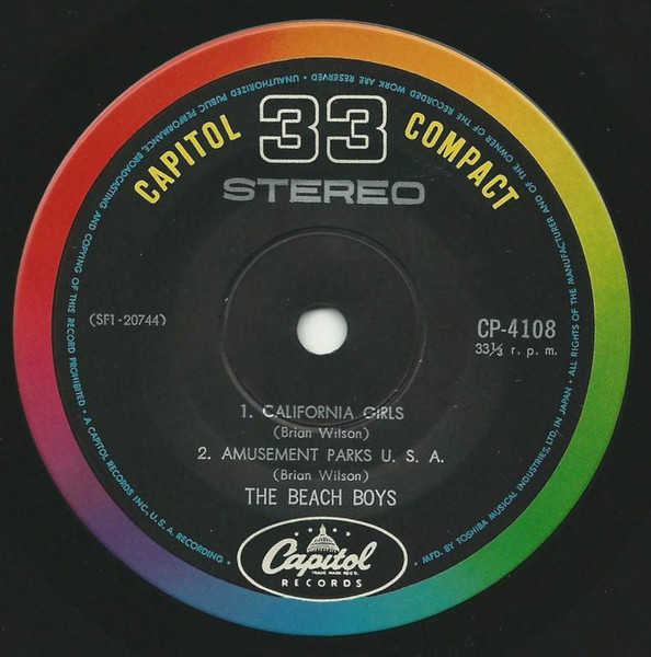 The Beach Boys - California Girls | Capitol Records (CP-4108) - 3