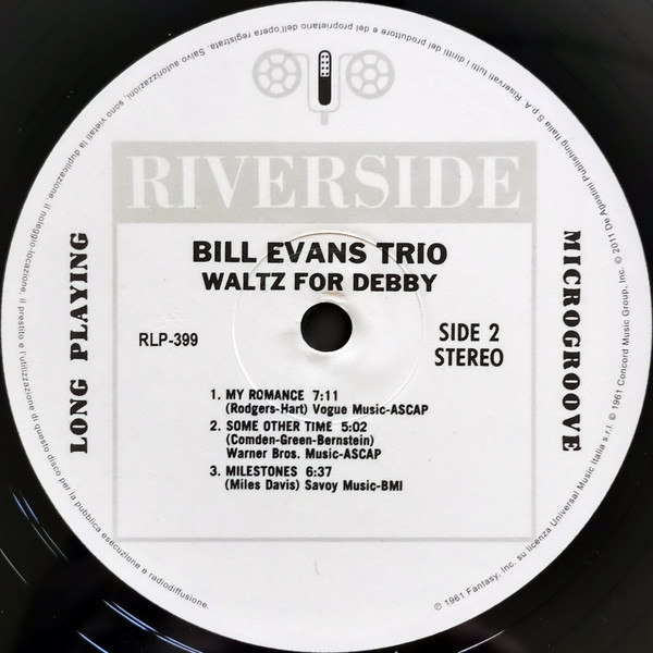 The Bill Evans Trio - Waltz For Debby | Riverside Records (RLP 399) - 4