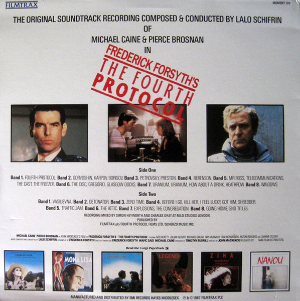 Lalo Schifrin - The Fourth Protocol (Original Soundtrack Recording) | Filmtrax (MOMENT 109) - 2 Lalo Schifrin - The Fourth Protocol (Original Soundtrack Recording) | Filmtrax (MOMENT 109) - 2