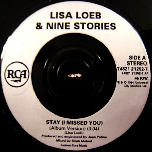 Lisa Loeb & Nine Stories - Stay (I Missed You) | RCA (74321 21252-7) - 3