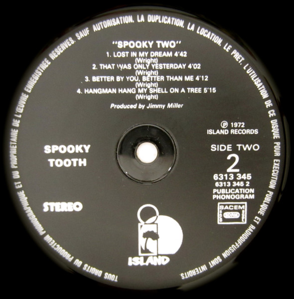 Spooky Tooth - Spooky Two | Island Records (6313 345) - 4 Spooky Tooth - Spooky Two | Island Records (6313 345) - 4