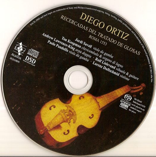 Diego Ortiz / Jordi Savall - Recercadas Del Tratado De Glosas. Roma 1553 | Alia Vox (AVSA9899) - 3 Diego Ortiz / Jordi Savall - Recercadas Del Tratado De Glosas. Roma 1553 | Alia Vox (AVSA9899) - 3