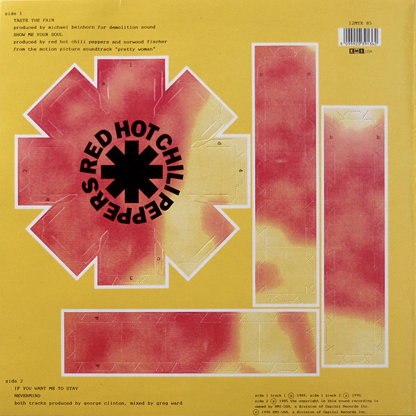 Red Hot Chili Peppers - Taste The Pain | EMI USA (12MTX 85) - 2 Red Hot Chili Peppers - Taste The Pain | EMI USA (12MTX 85) - 2