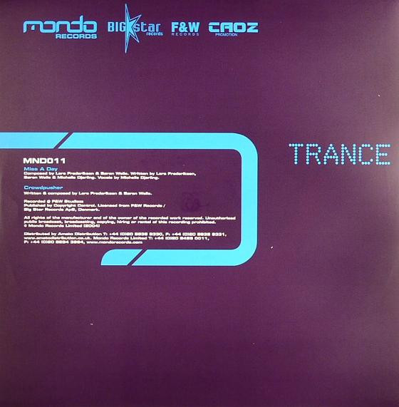 ATN - Miss A Day / Crowdpusher | Mondo Records (MND011) - 2 ATN - Miss A Day / Crowdpusher | Mondo Records (MND011) - 2