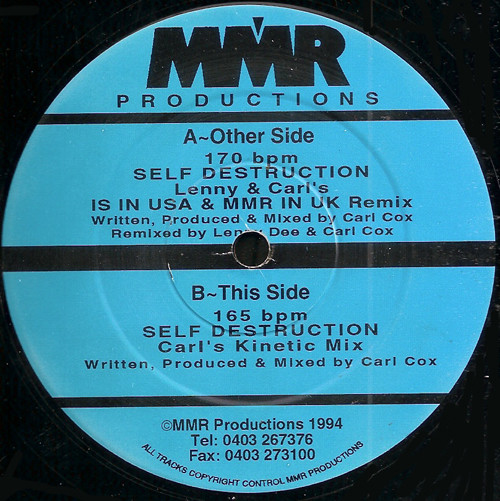 Conquer - Self Destruction | MMR Productions (MMR007) - 2 Conquer - Self Destruction | MMR Productions (MMR007) - 2