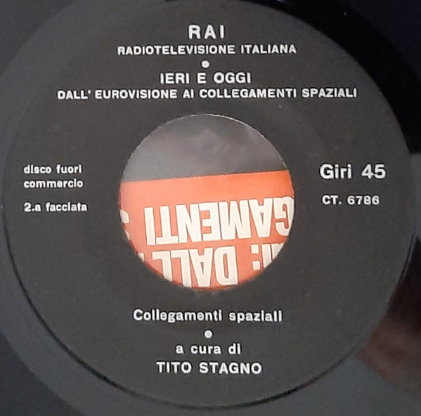 No Artist - Ieri E Oggi: Dall'Eurovisione Ai Collegamenti Spaziali | RAI Radiotelevisione Italiana (CT. 6785) - 4