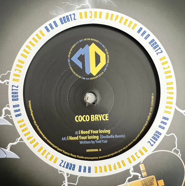 Coco Bryce - I Need Your Loving | AKO Major Defence (AKOMD008) - main