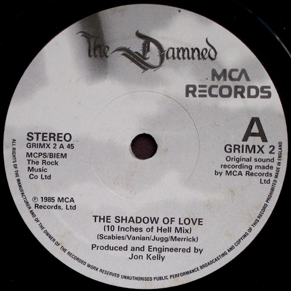 The Damned - The Shadow Of Love (The Ten Inches Of Hell Mix) | MCA Records (GRIMX 2) - 3 The Damned - The Shadow Of Love (The Ten Inches Of Hell Mix) | MCA Records (GRIMX 2) - 3
