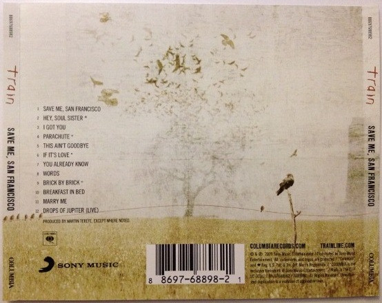 Train - Save Me, San Francisco | Columbia (88697688982) - 2