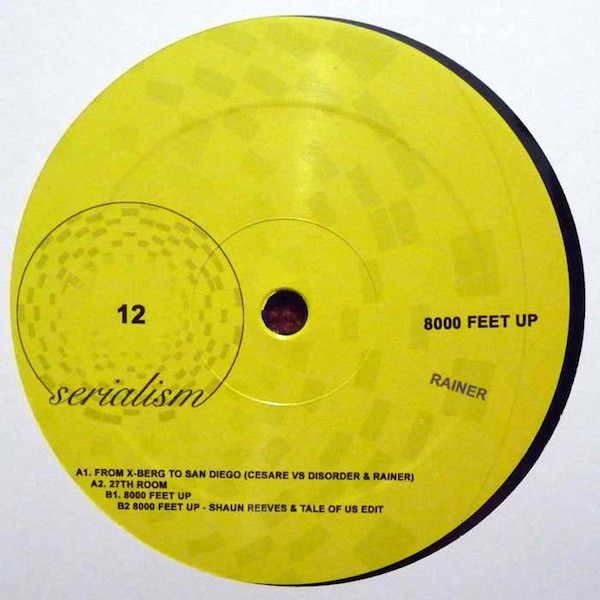 Rainer Serrat - 8000 Feet Up | Serialism Records (SER012) - main Rainer Serrat - 8000 Feet Up | Serialism Records (SER012) - main