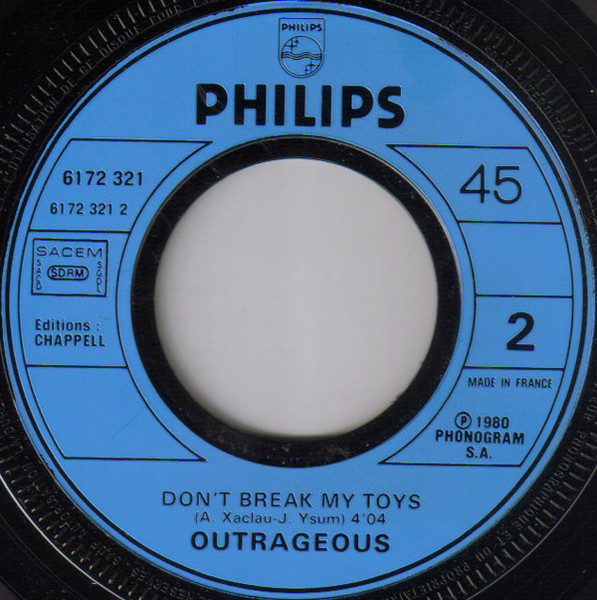 Outrageous - Radioactive Feelings | Philips (6172 321) - 4