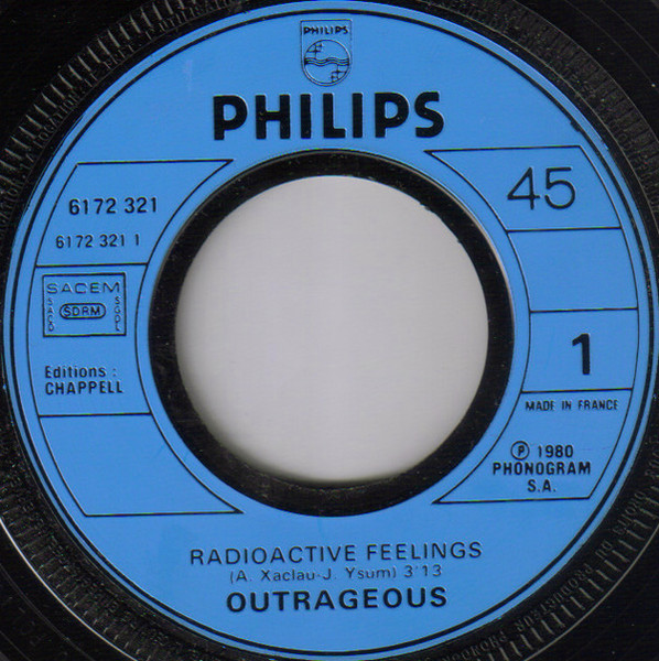 Outrageous - Radioactive Feelings | Philips (6172 321) - 3