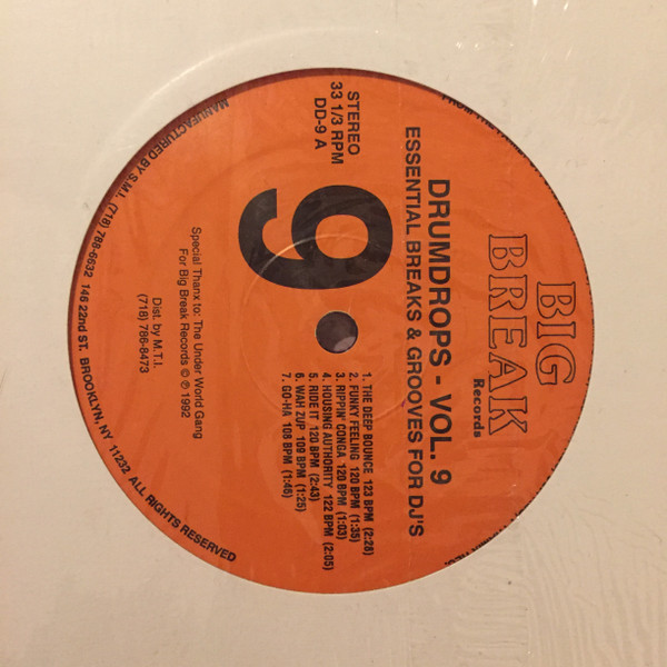 Various - Drumdrops Vol. 9 (Essential Breaks And Grooves For DJ's) | Big Break (DD-9) - main Various - Drumdrops Vol. 9 (Essential Breaks And Grooves For DJ's) | Big Break (DD-9) - main