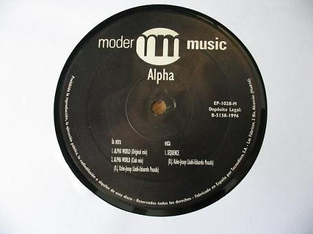 Alpha - Alpha World | Moder Music (EP-1028-M) - 3