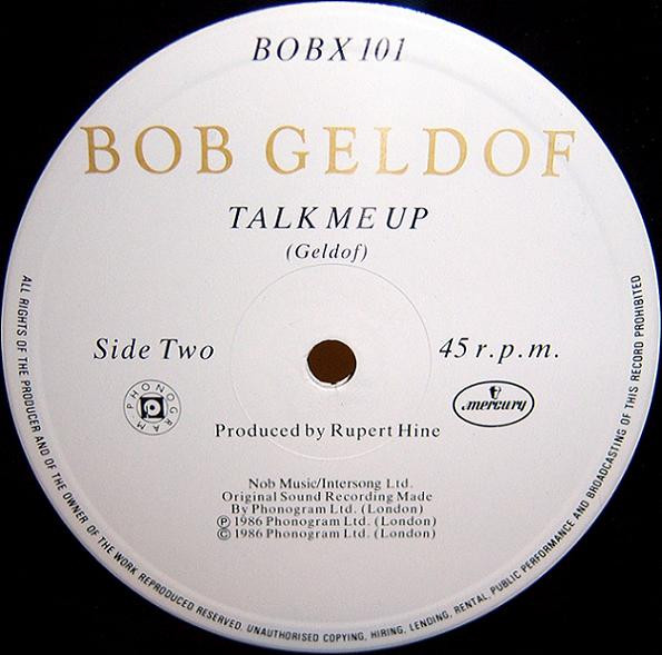 Bob Geldof - This Is The World Calling | Mercury (BOBX 101) - 4