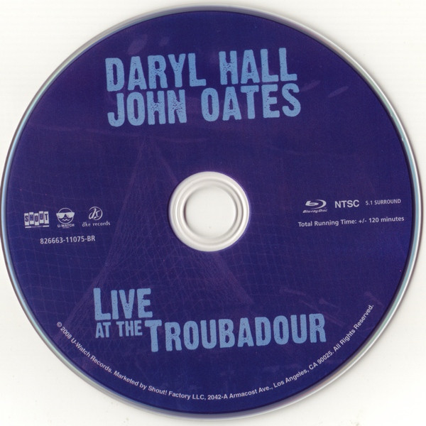 Daryl Hall & John Oates - Live At The Troubadour [BLU-RAY Vidéo] | Shout! Factory (826663-11075-BR-S1) - 4