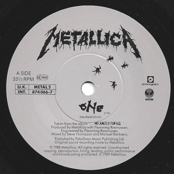 Metallica - One | Vertigo (METAL 5) - 3