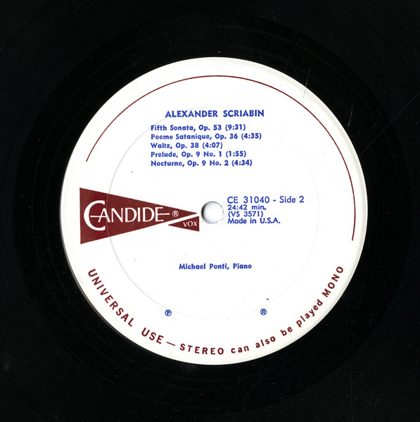 Alexander Scriabin - Piano Concerto, Op. 20; 5 Solo Piano Pieces | Candide (CE 31040) - 4 Alexander Scriabin - Piano Concerto, Op. 20; 5 Solo Piano Pieces | Candide (CE 31040) - 4