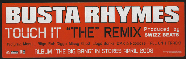 Busta Rhymes - Touch It (The Remix) | Interscope Records (INTR-11741-1) - 3 Busta Rhymes - Touch It (The Remix) | Interscope Records (INTR-11741-1) - 3
