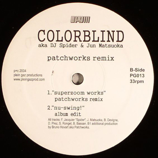 Colorblind aka DJ Spider & Jun Matsuoka - Nu-Swing! | Plein Gaz Productions (PG013) - 2
