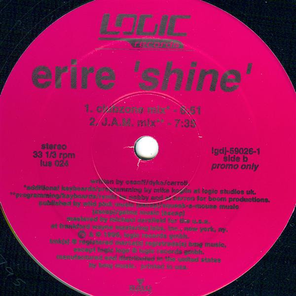 Erire - Shine | Logic Records (LUS 024) - main