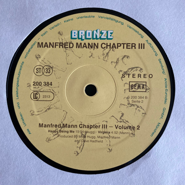 Manfred Mann Chapter Three - Volume Two | Bronze (200 384) - 4