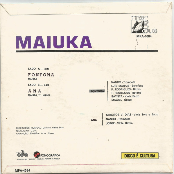 Maiuka - Fontona / Ana | Merengue (MPA-4084) - 2