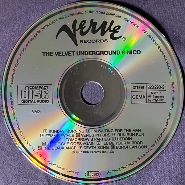 The Velvet Underground & Nico - The Velvet Underground & Nico | Verve Records (823 290 2) - 3