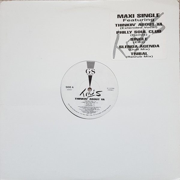 Toni S - Thinkin' About Ya | GS Records Inc. (GSR9401)