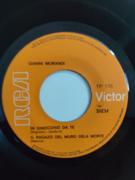 Gianni Morandi - In Ginocchio Da Te | RCA (TP-175) - 3