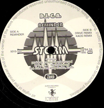 DJ C.A. - Reminder | Zürich Records (5015-103)