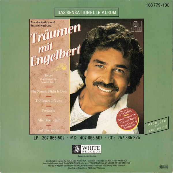 Engelbert Humperdinck - Please Release Me (Let Me Go) | White Records (108 779) - 2