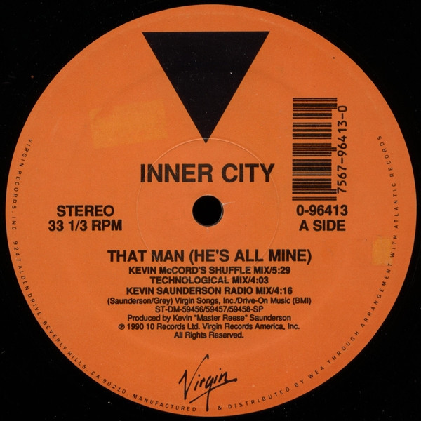 Inner City - That Man (He's All Mine) | Virgin (0-96413)
