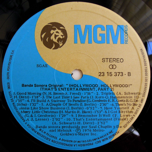 Various - Music From The Motion Picture Soundtrack - That's Entertainment, Part 2 | MGM Records (2315 373) - 3