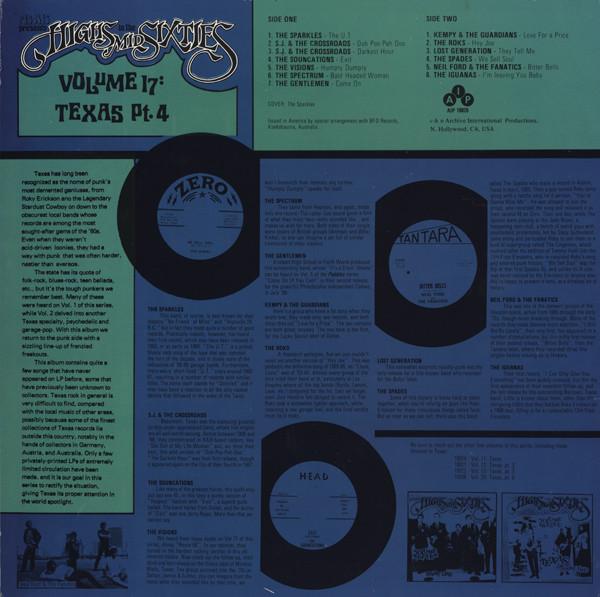 Various - Highs In The Mid Sixties Volume 17: Texas Part 4 | AIP Records (AIP 10026) - 2