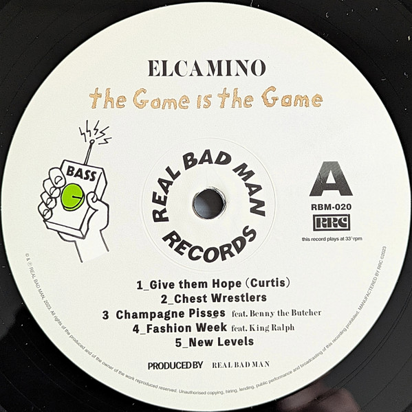 El Camino - The Game Is The Game | RRC Music Co. (RRC-055) - 3 El Camino - The Game Is The Game | RRC Music Co. (RRC-055) - 3