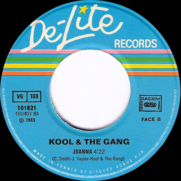 Kool & The Gang - Straight Ahead / Joanna | De-Lite Records (101821) - 4