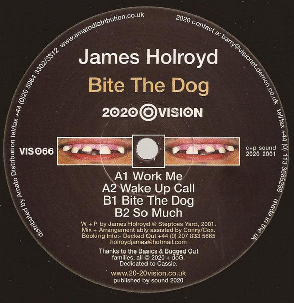 James Holroyd - Bite The Dog | 20:20 Vision (VIS066) - main