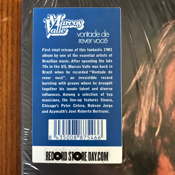 Marcos Valle - Vontade De Rever Você | ViNiLiSSSiMO (MR-SSS 546) - 3