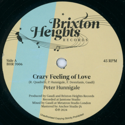 Peter Hunnigale - Crazy Feeling Of Love | Brixton Heights Records (BHR 7006)