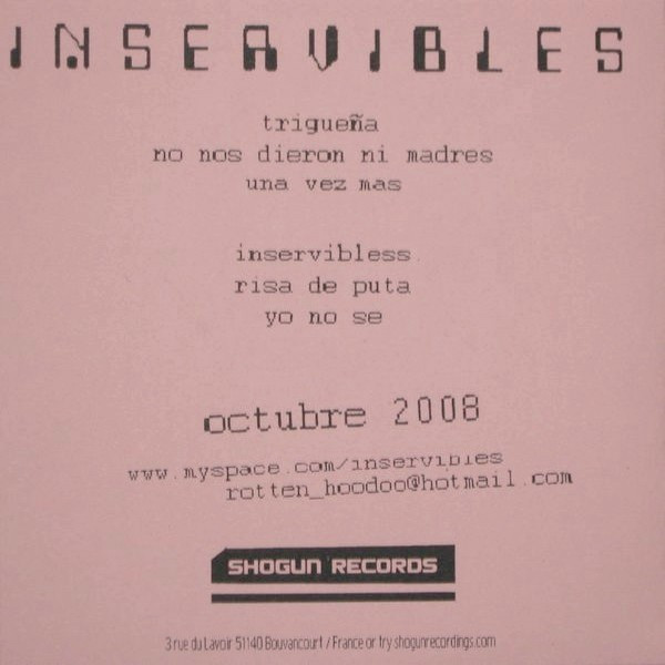 Inservibles - Inservibles | Shogun Records (SHOGUN 40) - 2