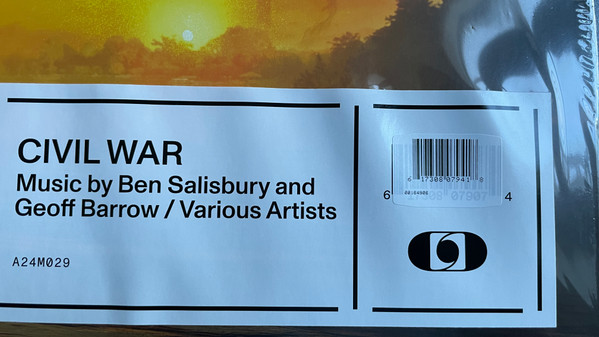 Ben Salisbury And Geoff Barrow - Civil War (Original Score) | A24 Music (A24M029) - 4