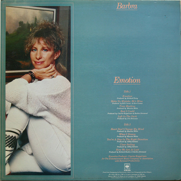 Barbra Streisand - Emotion | CBS (CBS 86309) - main
