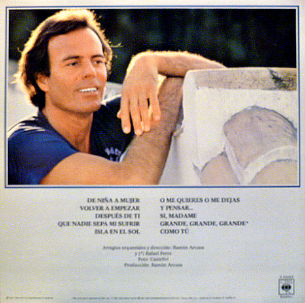 Julio Iglesias - De Niña A Mujer | CBS (S 85063) - 4