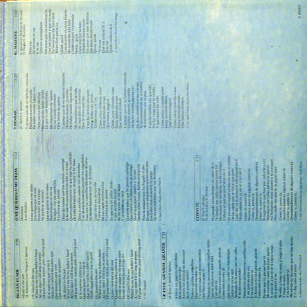 Julio Iglesias - De Niña A Mujer | CBS (S 85063) - 3