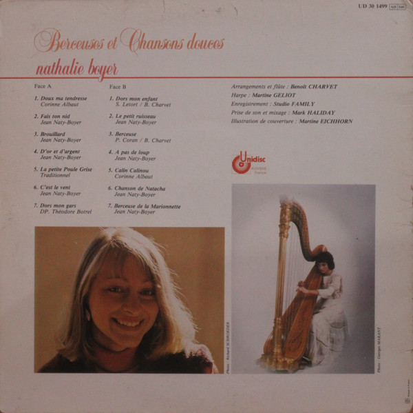 Nathalie Boyer - Berceuses Et Chansons Douces | Unidisc (UD 30 1499) - 2 Nathalie Boyer - Berceuses Et Chansons Douces | Unidisc (UD 30 1499) - 2