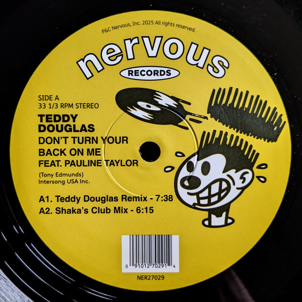 Teddy Douglas Feat. Pauline Taylor - Don't Turn Your Back On Me | Nervous Records (NER27029) - main Teddy Douglas Feat. Pauline Taylor - Don't Turn Your Back On Me | Nervous Records (NER27029) - main