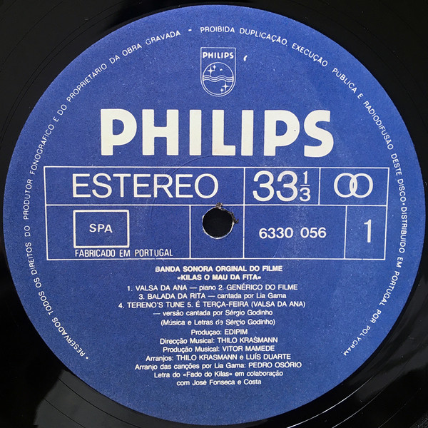 Sérgio Godinho - Kilas, O Mau Da Fita | Philips (6330 056) - 3 Sérgio Godinho - Kilas, O Mau Da Fita | Philips (6330 056) - 3