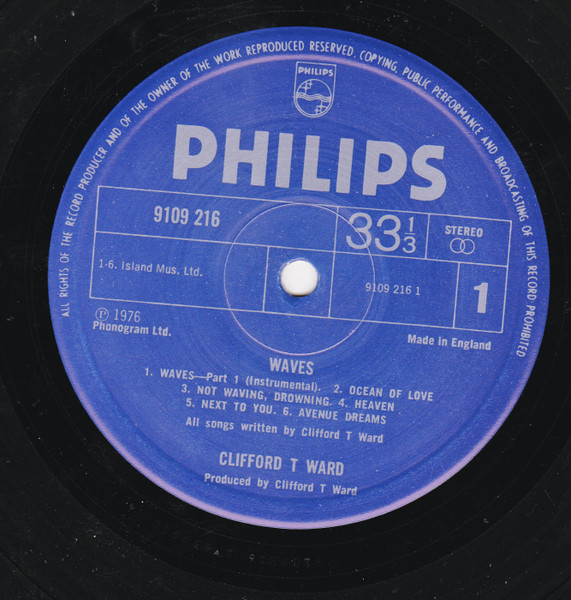 Clifford T. Ward - Waves | Philips (9109 216) - 4
